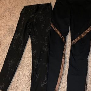 Two fabletics leggings great condition